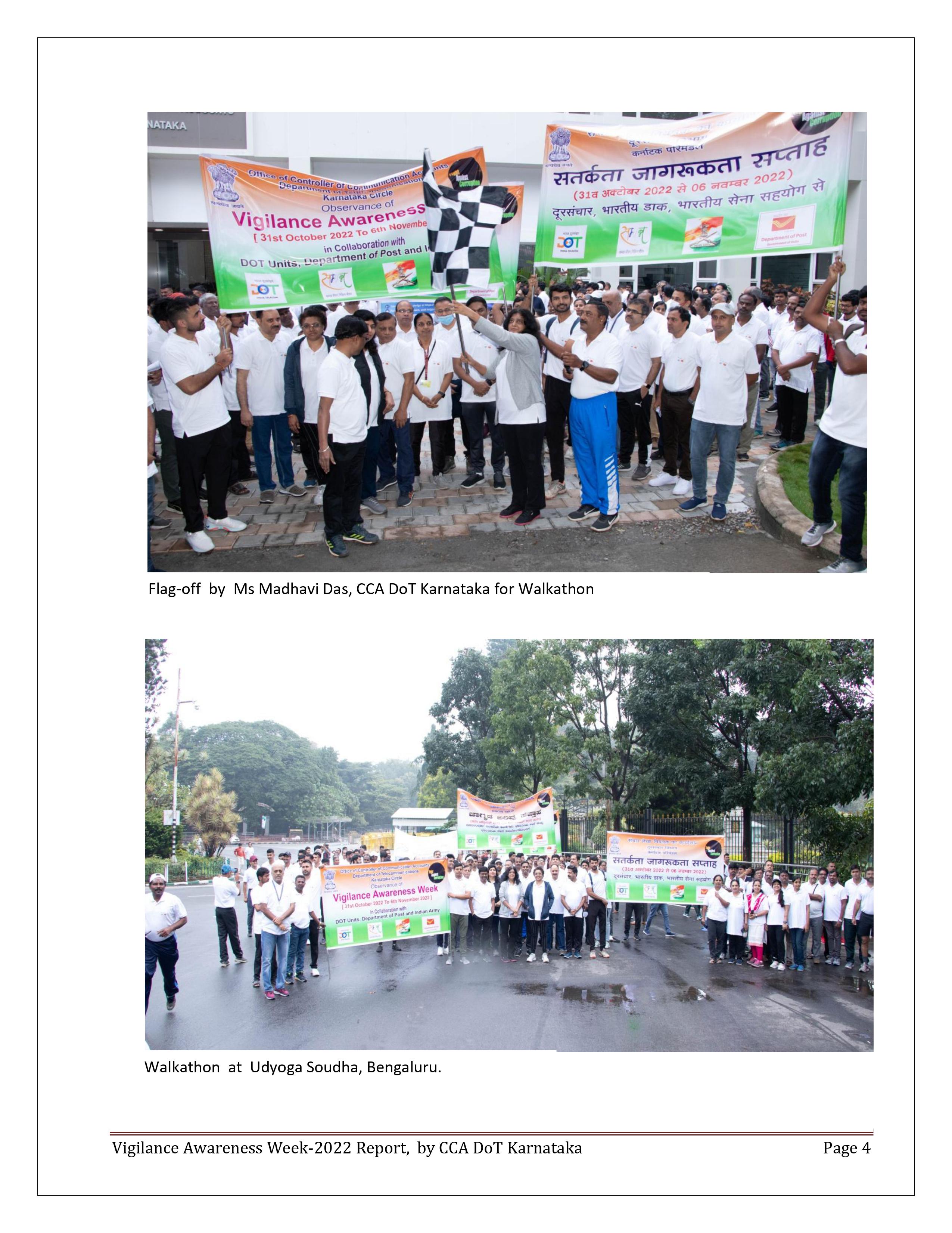 Walkathon at udyoga soudha ,Bengaluru