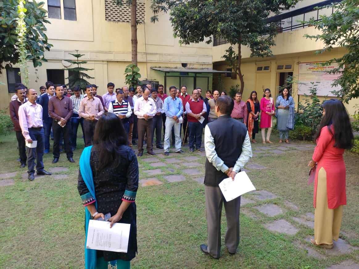 Celebration of Constitution Day at CCA Office, Bhopal on 26.11.2021
