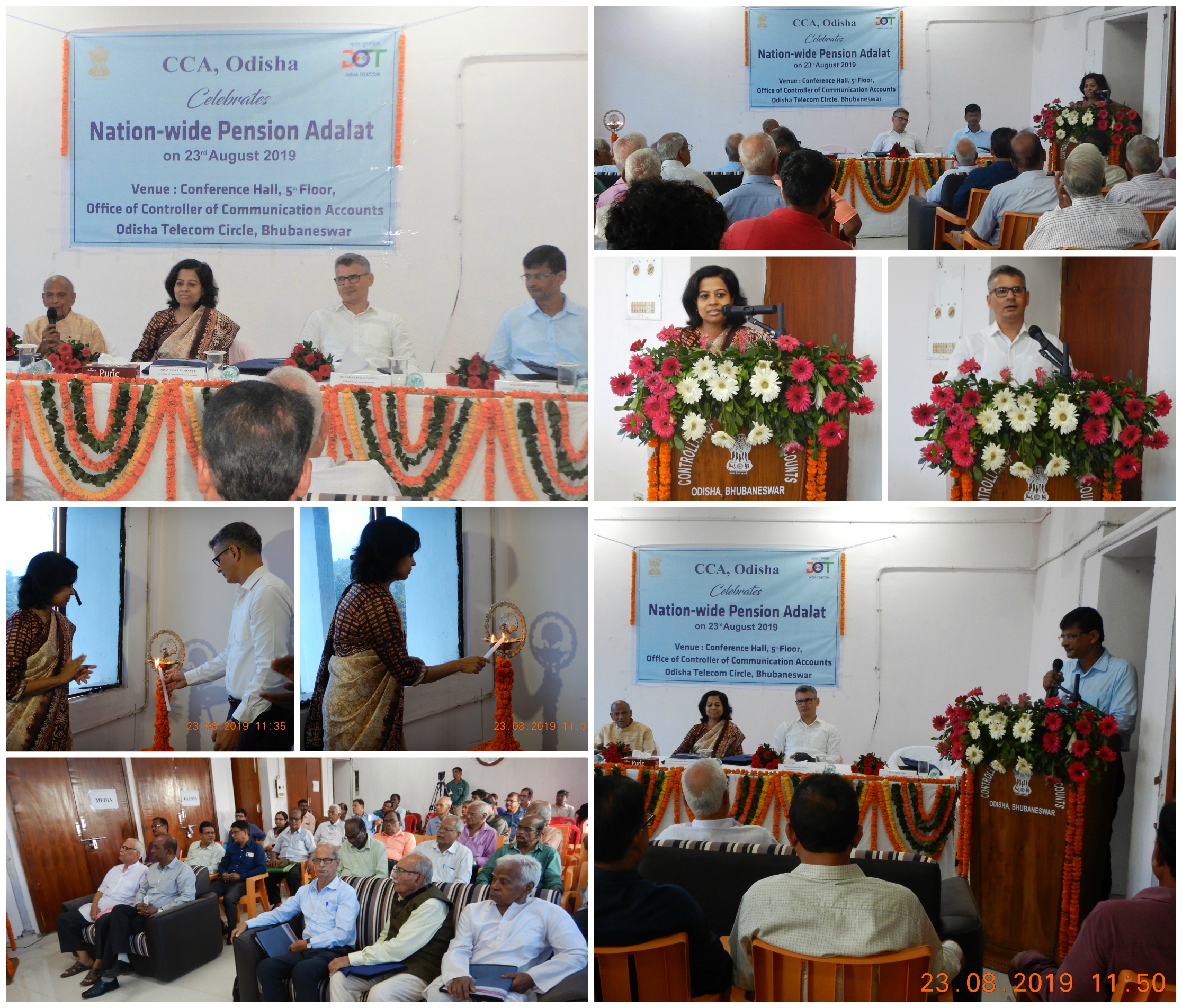 Inaugural Session of Nation-wide Pension Adalat at CCA Odisha