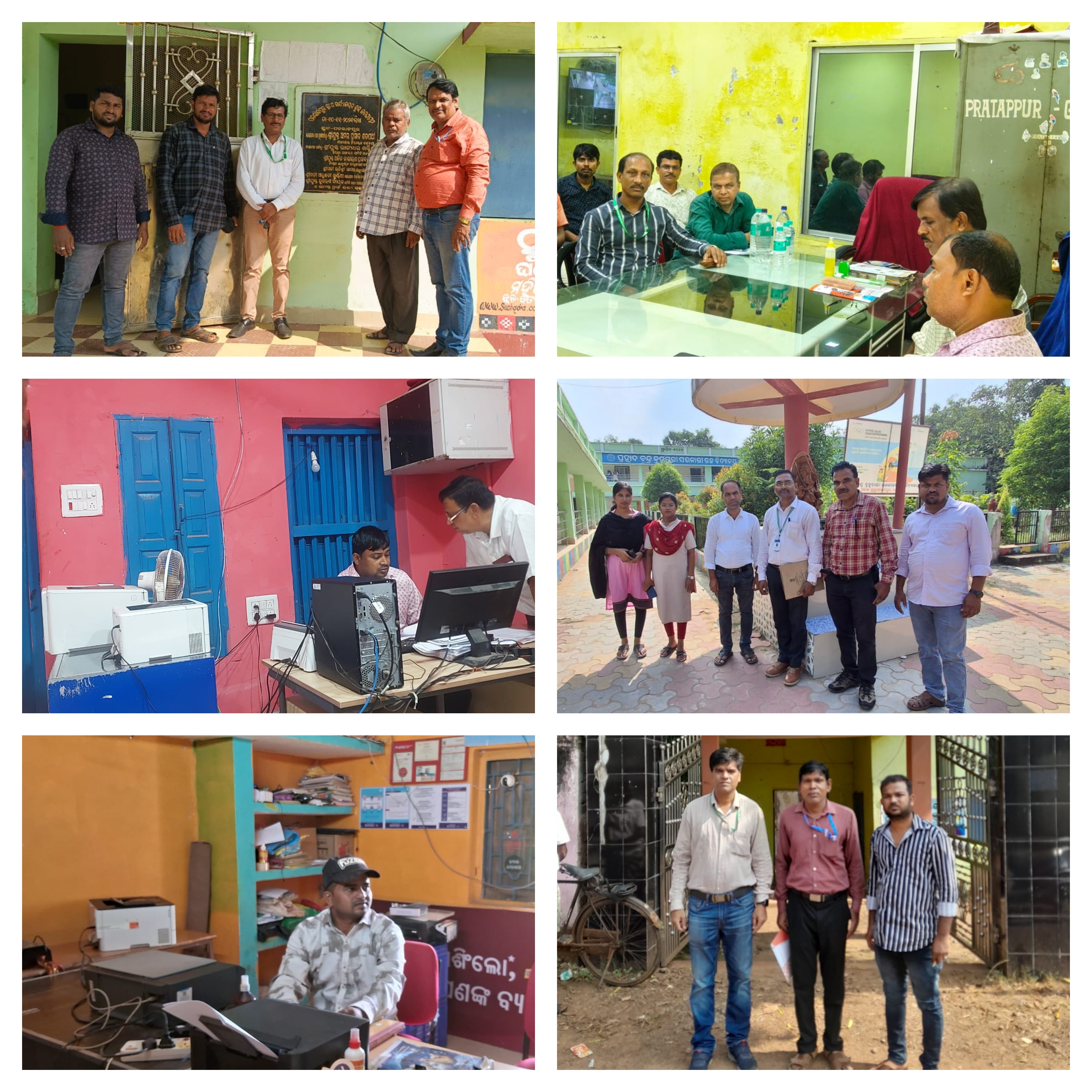Nodal officers visited Gram Panchayats to spread awareness about FTTH benefits under DBN project “Samriddh Gram Panchayat” and interacted with BNUs, O&M partners, officials, institutions, households and local representati