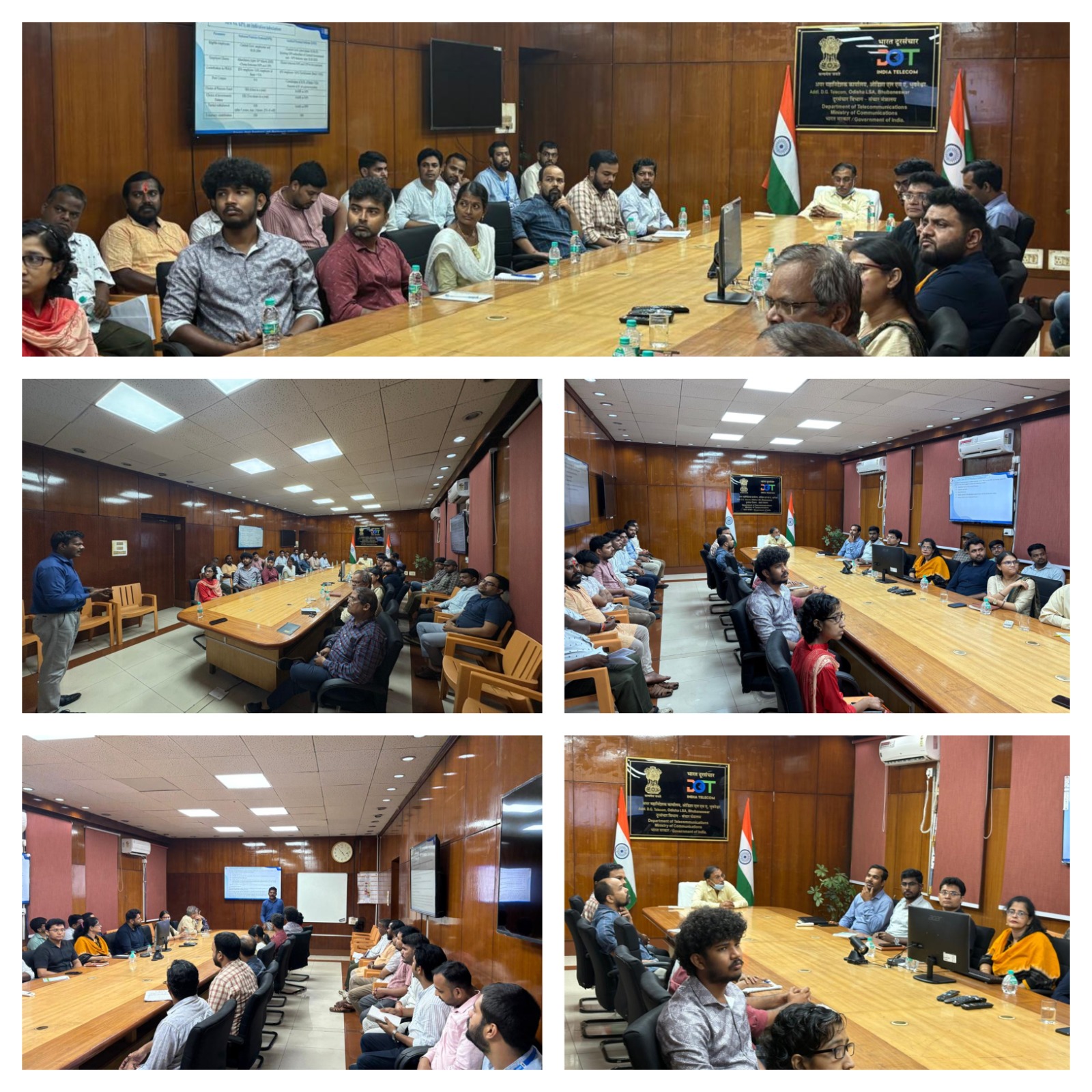 Training program on migration from NPS to UPS was organized by O/o CCA Odisha on 22.05.2025. Staff and DDOs from CCA Odisha, LSA Odisha, and WMS Odisha attended the program.