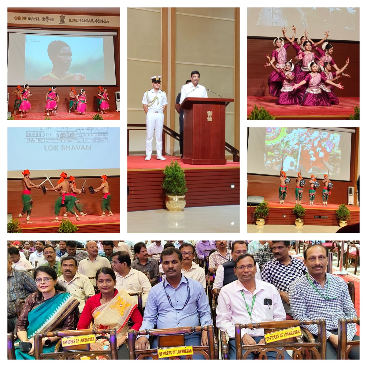 O/o CCA Odisha was honoured to attend the Odisha Diwas 2026 celebrations at Raj Bhavan on the gracious invitation of Hon'ble Governor Dr. Hari Babu Kambhampati. Five officers represented the office at the event.