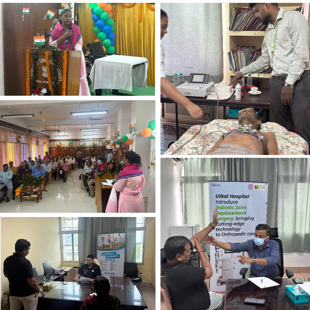 For pensioners’ health & well-being on #NationalSeniorCitizensDay (21.08.2026), we organised a Health Camp with free Cardiology & Orthopaedics consultations & ECG screening by Utkal Hospital, Bbsr, plus an interac