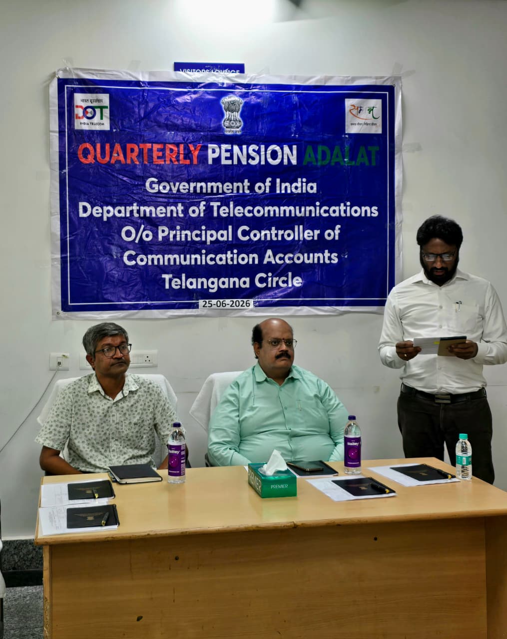 1st Quarterly Pension Adalat organised on 25.06.2026