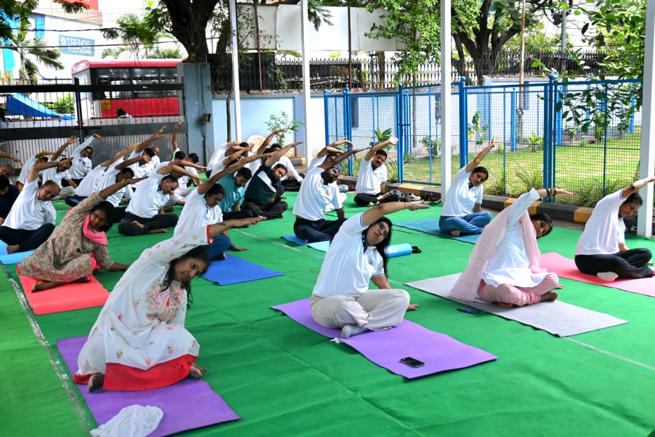 International Yoga Day 2026 celebrated at O/o Pr.CCA, Hyderabad