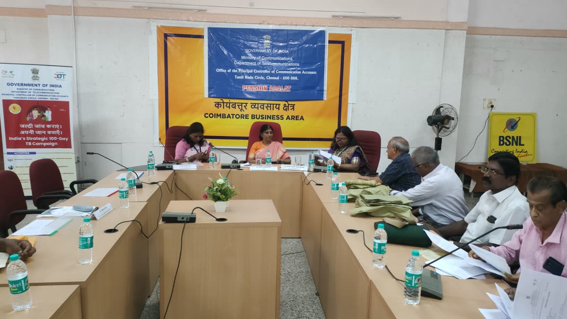 Pension Adalat held at Coimbatore on 07.05.2026